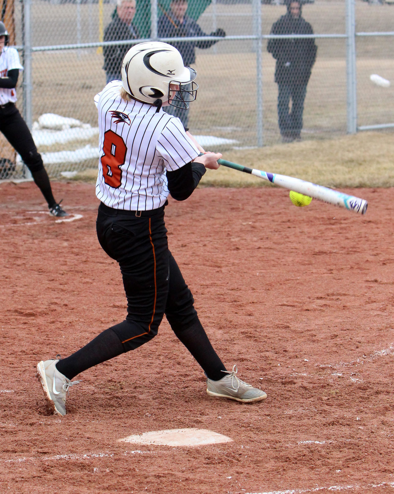 Elk Mound at Bloomer softball 4-4-19
